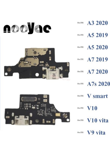 Zte Blade A5 A3 A7 A71 A7S V Akıllı 2020 2019 V9 V10 Vita USB Dock Şarj Portu Fiş Şarj Cihazı Flex Kablo Mikrofon Mikrofon Kurulu (Yurt Dışından)