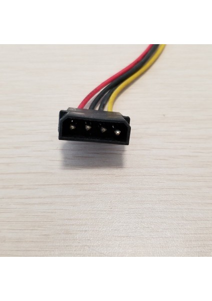4pin Ide Molex 3-Port Sata Güç Uzatma Kablosu 18AWG Sabit Disk HDD SSD Pc Sunucusu Dıy 40 cm (Yurt Dışından)
