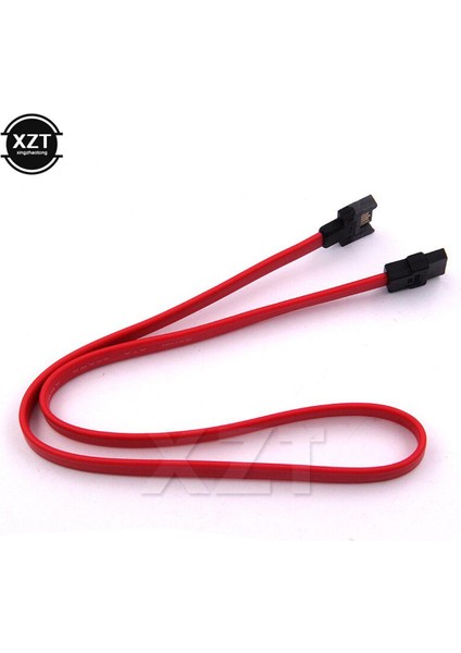 Yüksek Kaliteli 50 cm 6 Gb/s Sata3 Seri Ata Veri Uzatma Kablosu 7 Pin Bağlantı Noktası Kablosu Pc Için Sata 3.0 Sataııı Sabit Disk SSD (Yurt Dışından)