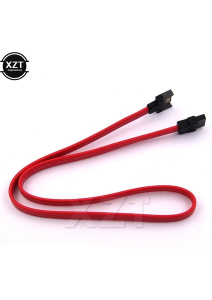 Yüksek Kaliteli 50 cm 6 Gb/s Sata3 Seri Ata Veri Uzatma Kablosu 7 Pin Bağlantı Noktası Kablosu Pc Için Sata 3.0 Sataııı Sabit Disk SSD (Yurt Dışından)