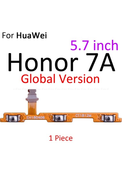 Güç Açık Kapalı Sessiz Anahtarı Kontrol Tuşu Ses Düğmesi Flex Kablo Huawei Honor Play 8A 7A 7c 7x 7s 6A 6c 6x 5c Pro Onarım Parçaları (Yurt Dışından)