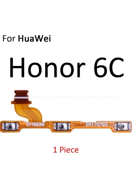 Güç Açık Kapalı Sessiz Anahtarı Kontrol Tuşu Ses Düğmesi Flex Kablo Huawei Honor Play 8A 7A 7c 7x 7s 6A 6c 6x 5c Pro Onarım Parçaları (Yurt Dışından)