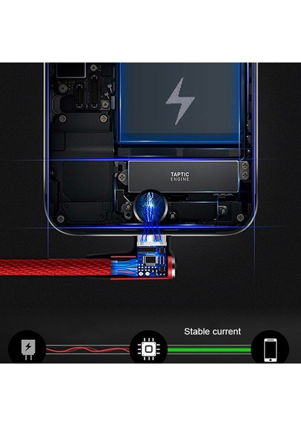 Tip-C Mikro Kablo 3A Hızlı Şarj 90 Derece Dirsek Kablosu Şarj Kablosu iphone 13 Pro Samsung Xiaomi Cep Telefonu Aksesuarları (Yurt Dışından)