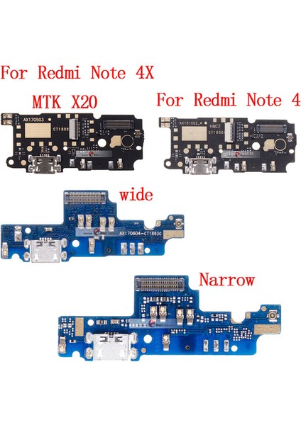USB Şarj Portu Dock Fişi Jak Konnektörü Şarj Kartı Flex Kablo Mikrofon ile Xiaomi Redmi Için Not 4/redmi Not 4x (Yurt Dışından)
