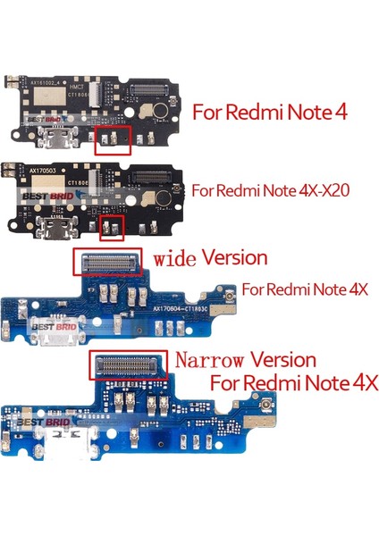 USB Şarj Portu Dock Fişi Jak Konnektörü Şarj Kartı Flex Kablo Mikrofon ile Xiaomi Redmi Için Not 4/redmi Not 4x (Yurt Dışından)