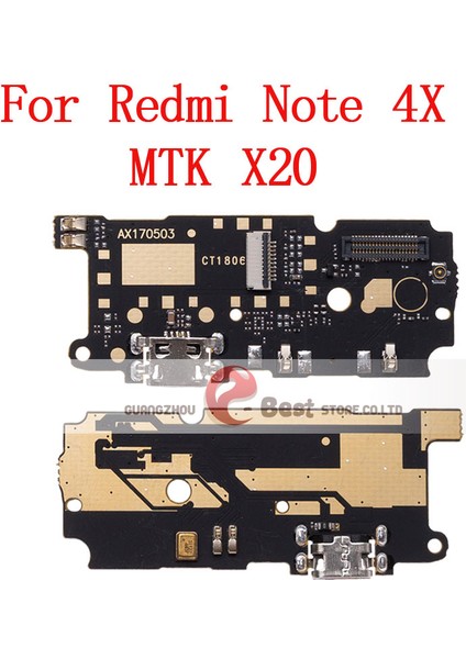 USB Şarj Portu Dock Fişi Jak Konnektörü Şarj Kartı Flex Kablo Mikrofon ile Xiaomi Redmi Için Not 4/redmi Not 4x (Yurt Dışından)
