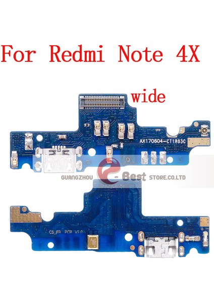 USB Şarj Portu Dock Fişi Jak Konnektörü Şarj Kartı Flex Kablo Mikrofon ile Xiaomi Redmi Için Not 4/redmi Not 4x (Yurt Dışından)