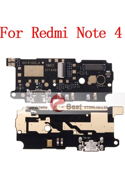 USB Şarj Portu Dock Fişi Jak Konnektörü Şarj Kartı Flex Kablo Mikrofon ile Xiaomi Redmi Için Not 4/redmi Not 4x (Yurt Dışından)