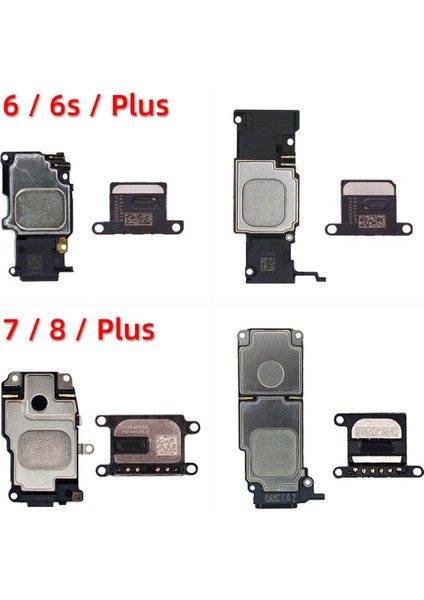 Orijinal Üst Kulak Kulaklık iPhone 8 6 6 S 7 Artı 5 S Se Alt Hoparlör Zil Hoparlör Flex Kablolu Telefon Tamir Parçaları (Yurt Dışından)