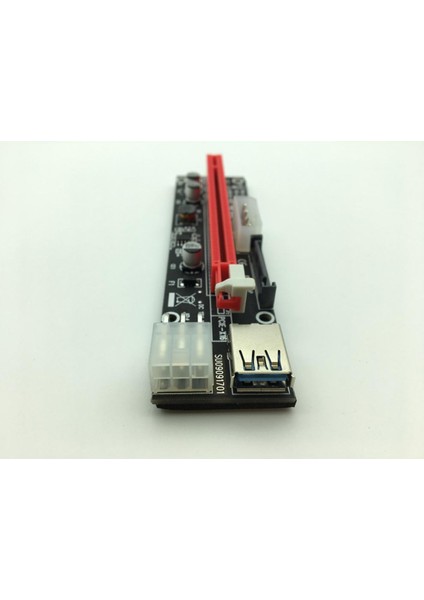 60CM Pcı Express 1x Ila 16X Pcıe Yükseltici Kart Btc Madenci Makinesi Aşırı Akım Koruması USB Kablosu Sata 6pin Güç Kablosu Madencilik (Yurt Dışından)