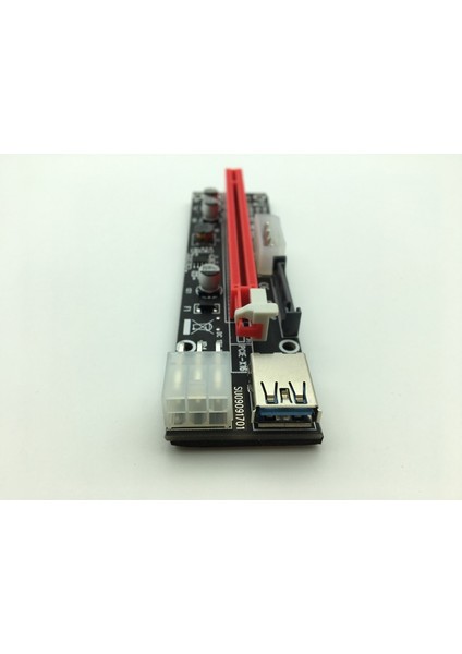 60CM Pcı Express 1x Ila 16X Pcıe Yükseltici Kart Btc Madenci Makinesi Aşırı Akım Koruması USB Kablosu Sata 6pin Güç Kablosu Madencilik (Yurt Dışından)