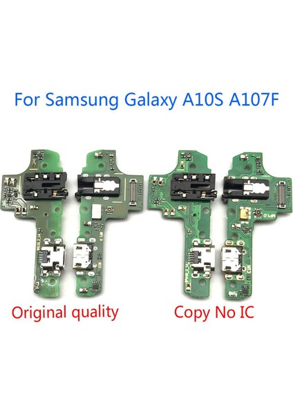 USB Şarj Standı Jack Priz Bağlantı Noktası Konektörü Şarj Kartı Flex Kablo Samsung Galaxy A10S A107F (Yurt Dışından)