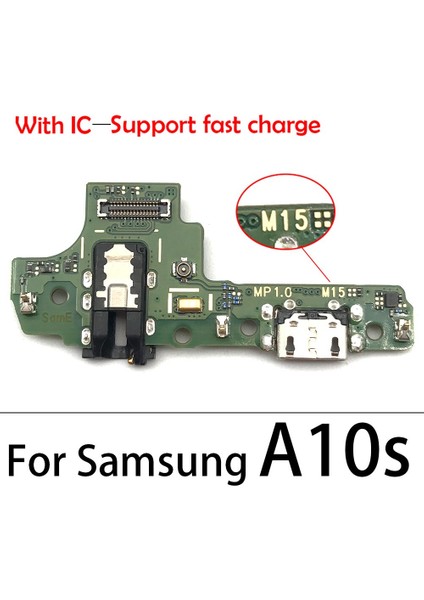USB Şarj Standı Jack Priz Bağlantı Noktası Konektörü Şarj Kartı Flex Kablo Samsung Galaxy A10S A107F (Yurt Dışından)