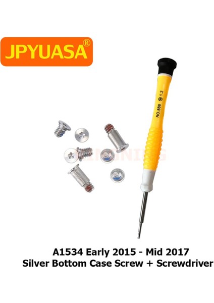 Macbook 12 Için Tornavidalı Gümüş Alt Kasa Vidası (Yurt Dışından)