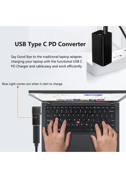 Pd 100W Dizüstü Bilgisayar Güç Şarj Kaynağı Adaptörü Konnektörü USB Tip-C Dişi Dc Erkek Jack Fiş Dönüştürücü Acer Samsung Için (Yurt Dışından)