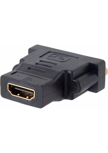 DVI 24+1 Dişi - HDMI Uyumlu Dişi Uzatma Adaptörü Dönüştürücü Hdmı-Dvı Konektörü Hdtv ve Pc Bilgisayar Için (Yurt Dışından)