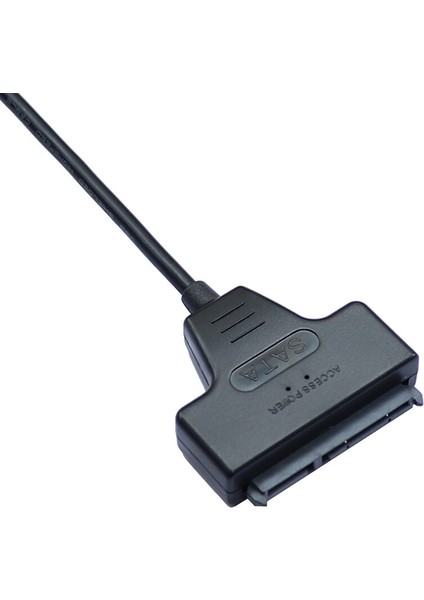 Sata USB Adaptörü Dönüştürücü Kablosu USB 2.0 Usb2.0 2.5 Inç 2.5 '' 22PIN Sata SSD HDD Sabit Disk Sürücüsü Adaptör Kablosu (Yurt Dışından)