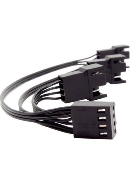 Alseye 4 Pin Splitter Fan Kablosu Pwm 3 Pin 4 Pin Fan Adaptörü Bilgisayar Fanı/cpu Fanı (Yurt Dışından)