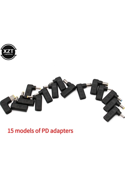 Dizüstü Güç Adaptörü Konnektörü Dc Fiş USB Tip C Dişi Evrensel Erkek 11*4.5mm Lenovo Asus Hp Dell Acer Dizüstü Bilgisayar Şarjı (Yurt Dışından)