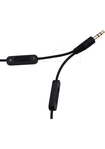 At 3.5mm Erkek 2 Kadın Stereo Ses Y Splitter Adaptör Kablosu W/ses Kontrolü Yeni 17 cm 1 Adet Stereo Kulaklık Ayırıcı (Yurt Dışından)