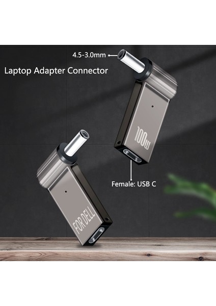100 W USB Tip C Dc Güç Jak Konnektörü USB C Evrensel Dizüstü Güç Adaptörü Fiş Dönüştürücü Asus Dell Lenovo Dizüstü Bilgisayar Için (Yurt Dışından)