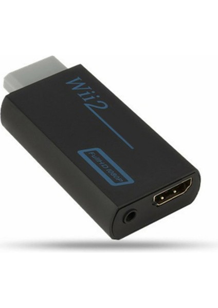 1080 P Wii Dönüştürücü Adaptör Wii2 HDMI Uyumlu Dönüştürücü Full Hd 3.5mm Ses Pc Tv Hdtv Monitör Ekran Ses Çıkışı (Yurt Dışından)
