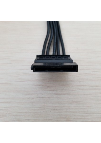 Sata 15PIN Dişi Kadın 1 Ila 5 Splitter Sabit Disk Güç Kablo Kordonu 18AWG Siyah Pc Sunucusu Için Dıy (Yurt Dışından)