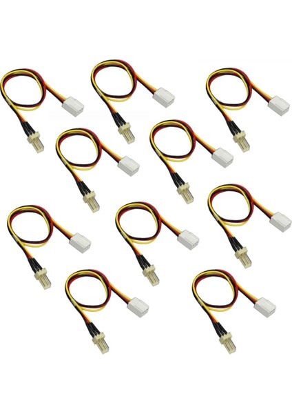 10 Adet/grup Pc Fan Güç Uzatma Kablosu 12 V 3-Pin Erkek 3-Pin Dişi Fan Güç Uzatma Kablosu Soğutma Fanı Için Uzatmak (Yurt Dışından)