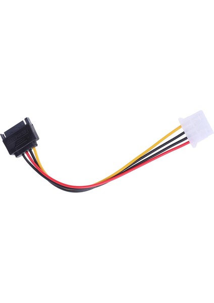 Sata Ide Güç Kablosu 15 Pin Sata Erkek - Molex Ide 4 Pin Dişi Kablo Adaptörü (Yurt Dışından)
