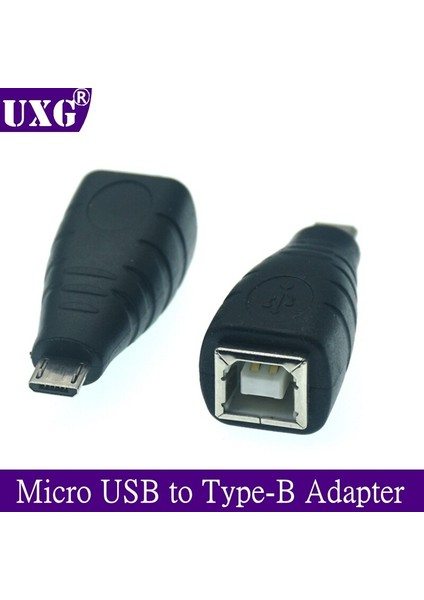 Yeni Varış Mini USB B Tipi 5pin Mikro USB Tipi 5pin Erkek USB 2.0 B Tipi Dişi Yazıcı Tarayıcı Adaptörü (Yurt Dışından)