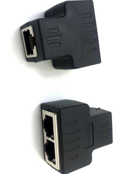 Stp Utp Cat6 RJ45 8P8C Stecker Auf Çift RJ45 Ayırıcı Netzwerk Ethernet Bağlantı Kablosu Adaptörü Aqjg (Yurt Dışından)