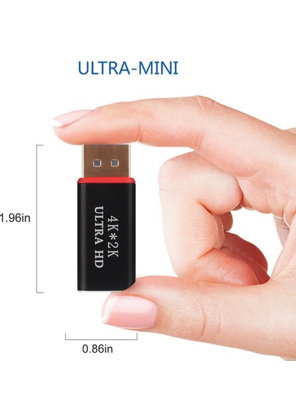4K Ekran Bağlantı Noktası - HDMI Erkek Dişi Adaptör Dönüştürücü Displayport Dp - HDMI (Yurt Dışından)