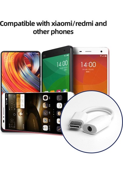 Xiaomi Orijinal USB Tip C 3.5mm Kulaklık Jakı Dönüştürücü Mi 12X 12 11 Pro 11T Mix 4 Redmi K40 3.5 mm Aux Ses Adaptörü (Yurt Dışından)