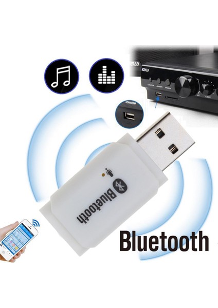 Sıcak Bluetooth 5.0 Adaptörü USB Bilgisayar Pc Için Bluetooth Hoparlör Müzik Alıcısı USB Bluetooth Adaptörü Handsfree Araç Kiti (Yurt Dışından)