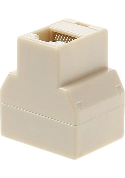 3 Adet/takım 1 Ila 2 Yollu Lan Ethernet Ağ Kablosu RJ45 Dişi Splitter Konnektör Adaptörü Bilgisayar Için Beyaz Yüksek Kalite (Yurt Dışından)