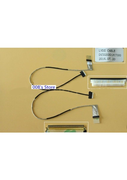 Yeni LCD Kablo Lenovo Y510P 1080 P DC02001KT00 Hd Fhd Vıqy1 Dizüstü Bilgisayar Şerit Konektörü Dizüstü Ekran Lvds Video Flex (Yurt Dışından)