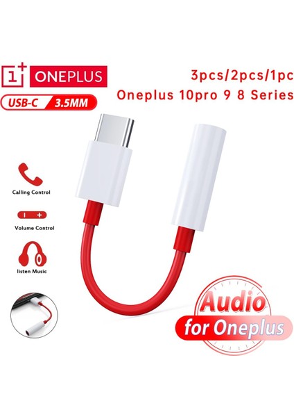 Oneplus USB Tip C 3 5 mm Jack Ses Kablosu Bir Artı 10T 10 Pro Nord 2t 5g 9 Oppo Realme Vivo Usbc Jack Aux Kulaklık Adaptörü (Yurt Dışından)