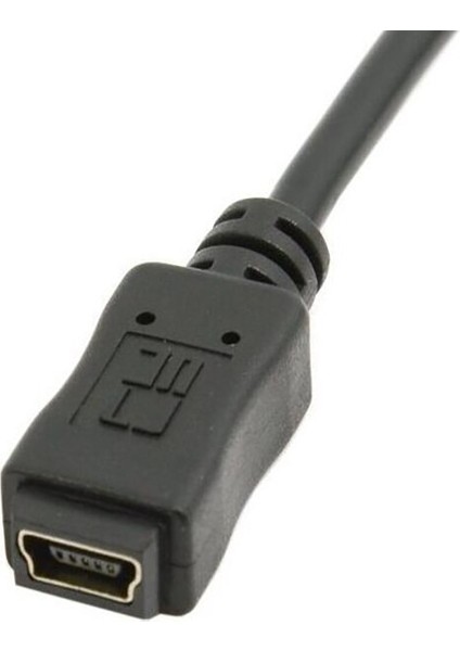 USB 2.0 Mini USB 5 Pin Erkek Dişi Fiş Uzatma Adaptörü Spiral Sarmal Kablo 1.5m 5ft (Yurt Dışından)