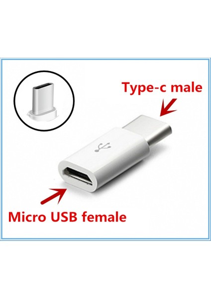 USB Mikro USB Erkek Usb-C Tip C Dişi Dönüştürücü Adaptör Xiaomi Google Chromebook Oneplus Two Için Şarj Veri Konektörü (Yurt Dışından)