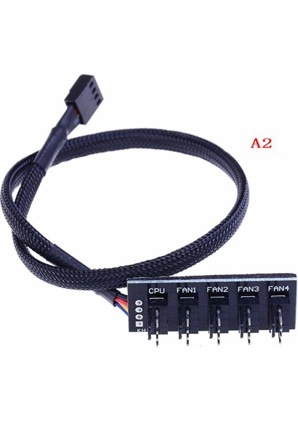 Ana Bilgisayar Kasası Pc Soğutucu Fan Güç Kablosu 1 Kadın 4 Erkek 4pin Soket Fan Hub Splitter Kablosu 3pin & 4pin Pwm Soğutma Fanı 2 Stilleri (Yurt Dışından)
