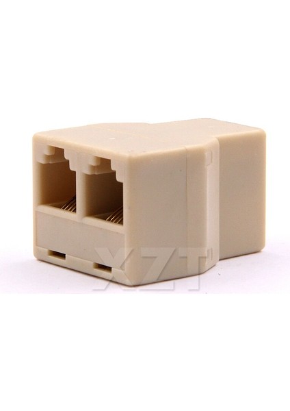 2017 Yeni Sıcak RJ11 4 Pin Dişi 1 Ila 2 Telefon Splitter Konnektör Adaptörü (Yurt Dışından) fiyatları