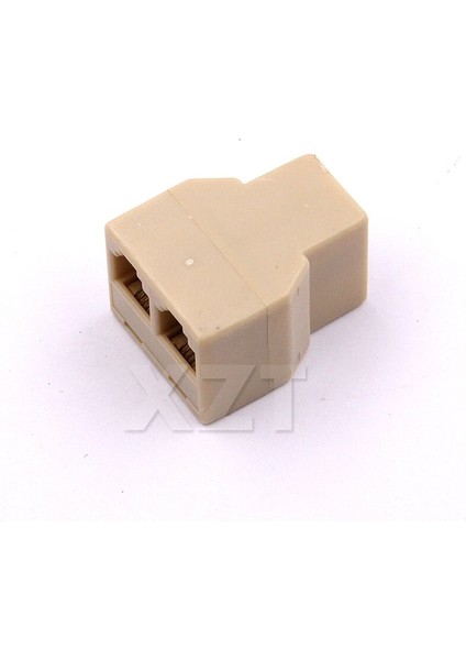 2017 Yeni Sıcak RJ11 4 Pin Dişi 1 Ila 2 Telefon Splitter Konnektör Adaptörü (Yurt Dışından) fırsatları