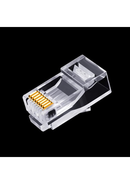 10PC RJ45 Ağ Modüler Fiş Cat6 CAT6E Konektörü Utp Korumasız Modüler RJ45 Fiş (Yurt Dışından)