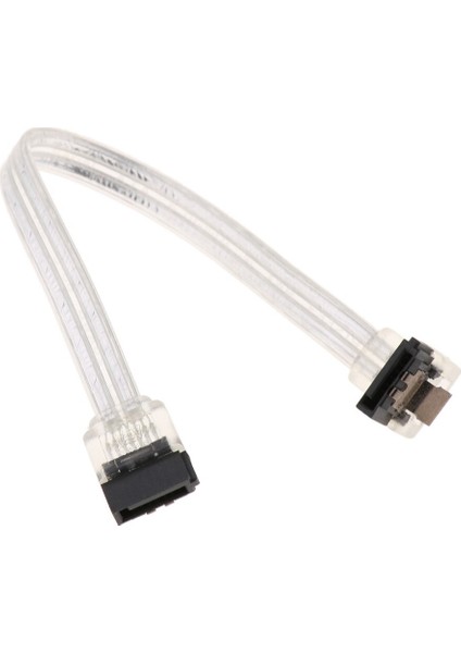 Ince Sata 3 Iıı Sataiii 6gbps HDD Sabit Sürücü Veri Kablosu Şeffaf Kablo Kurşun 6 Inç (Yurt Dışından)