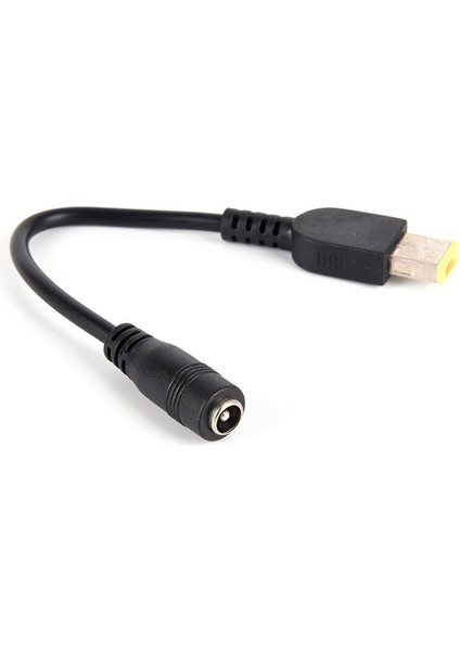 1 Adet 5.5*2.5mm Dişi Inter Yuvarlak Jack Kare Fiş Güç Dönüştürücü Adaptör Kablosu Lenovo Thinkpad (Yurt Dışından)