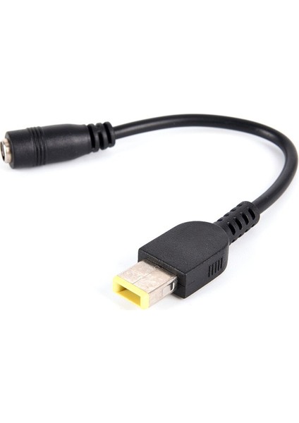 1 Adet 5.5*2.5mm Dişi Inter Yuvarlak Jack Kare Fiş Güç Dönüştürücü Adaptör Kablosu Lenovo Thinkpad (Yurt Dışından)