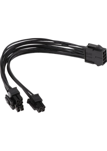 Cpu 8-Pin'den 8+4pin'e Güç Uzatma Kablosu Uzunluğu 20CM - Siyah (Yurt Dışından)