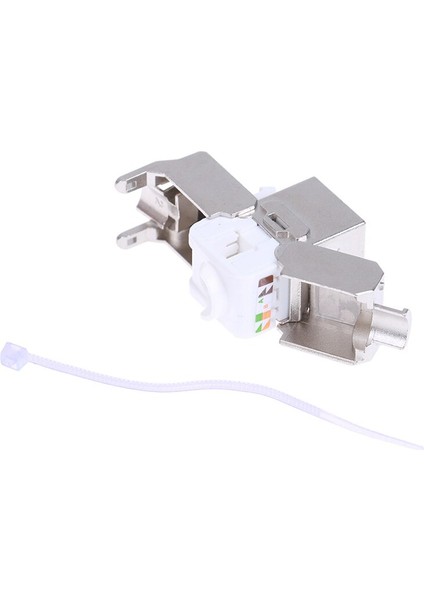 Keystone CAT6A Korumalı Ftp Metal Modülü Ağ Keystone Jack Konnektör Adaptörü (Yurt Dışından)