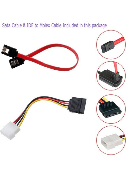 Sabit Disk 2.5 Için Usb'den Ide Sata Adaptör Dönüştürücü Kablosuna (Yurt Dışından)