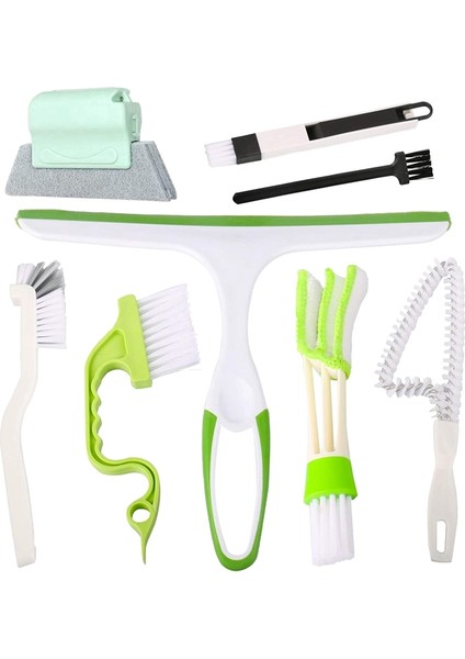 Bradoo-8 Adet Sihirli Pencere Temizleme Fırçası Seti, El Tipi Pencere Oluk Uzay Fırçası, Pencere Sürgülü Kapı Parça Köşe Çatlak (Yurt Dışından) fiyatları
